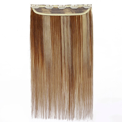 100 Remy Human 34 Full Head 1 Piece 5 Clips Clip in Remy Human Hair Extensions Silky Straight