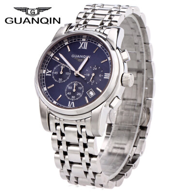 GUANQIN GS19018 Men Quartz Watch Roman Numerals Three Sub-dials Calendar Chronograph Display Luminous Pointer Wristwatch
GUANQIN GS19018 Men Quartz Watch Roman Numerals Three Sub-dials Calendar Chronograph Display Luminous Pointer Wristwatch
