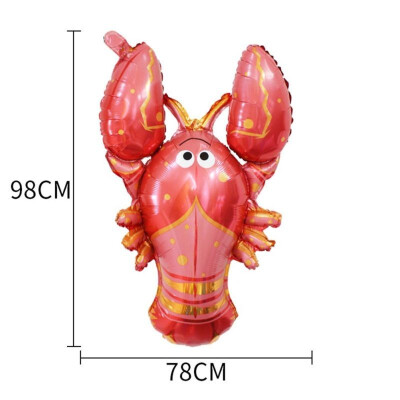 FUNNYBUNNY 1 PC Lobster Foil Balloons Toy Sea Animal Mylar Balloon Party Favors Decoration
FUNNYBUNNY 1 PC Lobster Foil Balloons Toy Sea Animal Mylar Balloon Party Favors Decoration