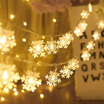 LED Snowflake String Lights Battery Operated Fairy Garland String Light for Christmas New Year Valentine LED Decoration Light
LED Snowflake String Lights Battery Operated Fairy Garland String Light for Christmas New Year Valentine LED Decoration Light