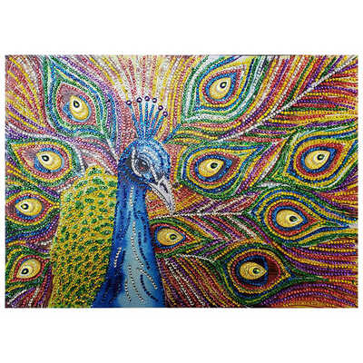 Diamond Painting DIY Shaped Drill 5D Non-Full Diamond Painted Peacock Home Decoration For Entrance Porch Living Room
Diamond Painting DIY Shaped Drill 5D Non-Full Diamond Painted Peacock Home Decoration For Entrance Porch Living Room