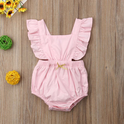 SUNSIOM Newborn Baby Girl Ruffle Solid Color Romper Bodysuit Jumpsuit Outfits Sunsuit
SUNSIOM Newborn Baby Girl Ruffle Solid Color Romper Bodysuit Jumpsuit Outfits Sunsuit