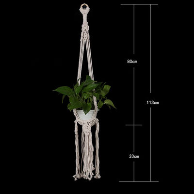 Bohemian Handcrafted Braided White Macrame Plant Hanger Pot Holders Hanging Basket Garden Home Decoration
Bohemian Handcrafted Braided White Macrame Plant Hanger Pot Holders Hanging Basket Garden Home Decoration