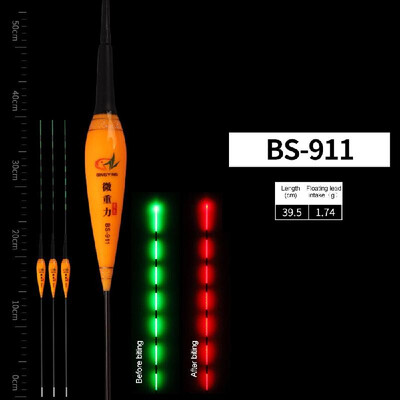 Intelligent alarm bite hook color electronic drift luminous drift microgravity induction night fishing float fishing gear buoy who
Intelligent alarm bite hook color electronic drift luminous drift microgravity induction night fishing float fishing gear buoy who