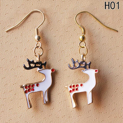 Fashion Christmas Jewelry Cartoon Elk Christmas Tree Drop Dangle Earrings for Women Girl Christmas Gifts
Fashion Christmas Jewelry Cartoon Elk Christmas Tree Drop Dangle Earrings for Women Girl Christmas Gifts