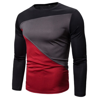 Toponeto Men Splicing O-Neck Splicing Long Sleeve Shirt Fashion Long Sleeve Blouse Top
Toponeto Men Splicing O-Neck Splicing Long Sleeve Shirt Fashion Long Sleeve Blouse Top