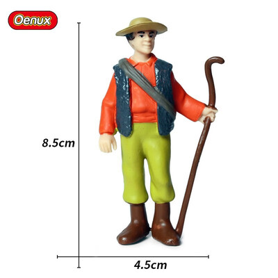 Oenux Realistic Farmers Model Simulation Breeder Feed Shepherd Figurines Dog Animal Figurine Miniature Cute Toys For Children
Oenux Realistic Farmers Model Simulation Breeder Feed Shepherd Figurines Dog Animal Figurine Miniature Cute Toys For Children