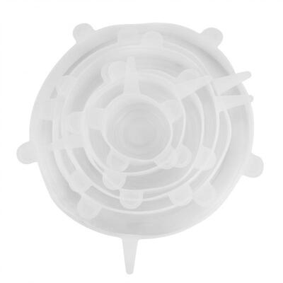 Greensen 6PCS Transparent Reusable Silicone Food Pot Lid Bowl Covers Wrap Stretchable Preservative Film
Greensen 6PCS Transparent Reusable Silicone Food Pot Lid Bowl Covers Wrap Stretchable Preservative Film