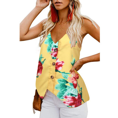 Starmoon Womens Button Deep V Neck Floral Print Tank Top Loose Casual Sleeveless Shirts
Starmoon Womens Button Deep V Neck Floral Print Tank Top Loose Casual Sleeveless Shirts
