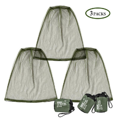 Lixada Mosquito Mesh Net Protective Head Cover Insect Gnat Bee Repellent Netting Outdoor Gardening Bee Keeping Head Screen