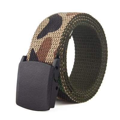 Unisex canvas belt fashion Camouflage Pattern canvas Plastic Automatic buckle Men belt Tactics casual Men&Women belt
Unisex canvas belt fashion Camouflage Pattern canvas Plastic Automatic buckle Men belt Tactics casual Men&Women belt