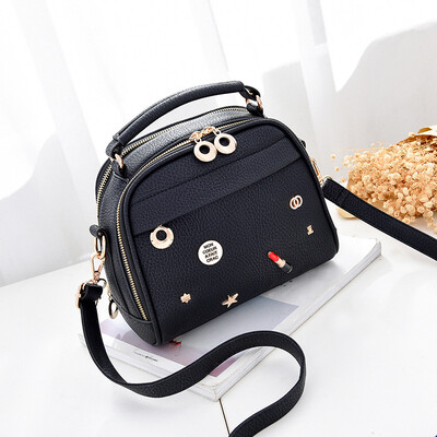 Small bag Korean version of the tide new womens bag wild personality handbag shoulder Messenger bag
Small bag Korean version of the tide new womens bag wild personality handbag shoulder Messenger bag
