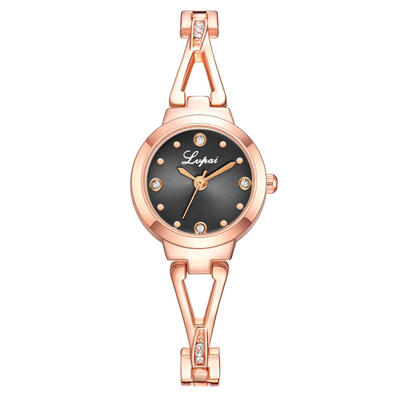 Best Selling Women Watches Rhinestone Dial Ladies Quartz Wristwatch Rose Gold Alloy Strap Fashion Clock Relojes Para Mujer 
Best Selling Women Watches Rhinestone Dial Ladies Quartz Wristwatch Rose Gold Alloy Strap Fashion Clock Relojes Para Mujer