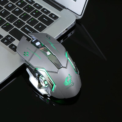 Free Wolf Wireless Gaming Mouse 2400DPI 7 Breathing Lights Adjustable DPI Mice with 24G&10m33ft Long Transmission Noiseless
Free Wolf Wireless Gaming Mouse 2400DPI 7 Breathing Lights Adjustable DPI Mice with 24G&10m33ft Long Transmission Noiseless