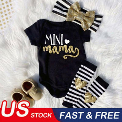 USA Newborn Infant Baby Girls Outfit Clothes Romper Jumpsuit BodysuitPants Set
USA Newborn Infant Baby Girls Outfit Clothes Romper Jumpsuit BodysuitPants Set