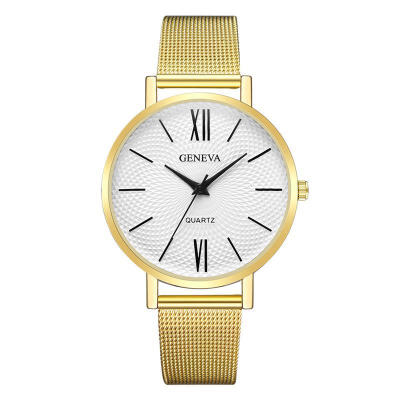 GENEVA Watch 2019 WomenS Minimalist Mesh Band Stainless Steel Analog Quartz Wristwatch Lady Luxury Rose Gold Watches Relogio
GENEVA Watch 2019 WomenS Minimalist Mesh Band Stainless Steel Analog Quartz Wristwatch Lady Luxury Rose Gold Watches Relogio