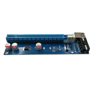 PCI-E Express 1X to 16X Riser Card 4pin USB 30 Extender Cable with Power Supply for Bitcoin Mining
PCI-E Express 1X to 16X Riser Card 4pin USB 30 Extender Cable with Power Supply for Bitcoin Mining