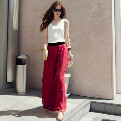 Roseonmyhand Women Casual Solid Stretch High Waist Skirt Plain Flared Pleated Long Skirt
Roseonmyhand Women Casual Solid Stretch High Waist Skirt Plain Flared Pleated Long Skirt