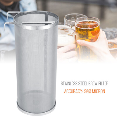 300 Micron Stainless Steel Homemade Brew Beer Hop Mesh Filter Strainer with Hook Stainless Steel Brew Filter Brew Filter
300 Micron Stainless Steel Homemade Brew Beer Hop Mesh Filter Strainer with Hook Stainless Steel Brew Filter Brew Filter