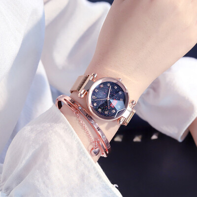2019 New Fashion Diamond Ladies Watch Luxury Starry Sky Women Geometric Surface Clock Magnetic Mesh Waterproof Girl Wristwatches
2019 New Fashion Diamond Ladies Watch Luxury Starry Sky Women Geometric Surface Clock Magnetic Mesh Waterproof Girl Wristwatches