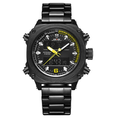 WEIDE WH7302 Quartz Digital Electronic Watch Dual Time Alarm Calendar Stopwatch 3ATM Waterproof Timer Business Men Fashion Casual
WEIDE WH7302 Quartz Digital Electronic Watch Dual Time Alarm Calendar Stopwatch 3ATM Waterproof Timer Business Men Fashion Casual