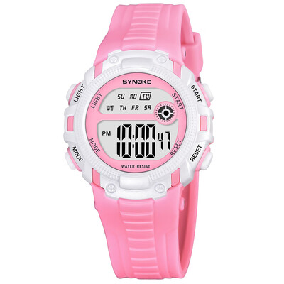 SYNOKE Sport Children Wrist Watches LED Digital Stopwatch Alarm Luminous Water Resistant Girl Boy Watch
SYNOKE Sport Children Wrist Watches LED Digital Stopwatch Alarm Luminous Water Resistant Girl Boy Watch