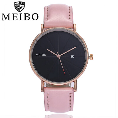 MEIBO Ladies Wriatwatches Leather Band Womens Watch Minimalist Clock Rose Gold Dail Hour Reloj Mujer Dropshipping 533
MEIBO Ladies Wriatwatches Leather Band Womens Watch Minimalist Clock Rose Gold Dail Hour Reloj Mujer Dropshipping 533
