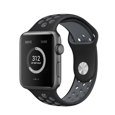 Two-Colored Silica Gel Lightweight Watch Band Sport Breathable Watch Strap For Apple Watch 432
Two-Colored Silica Gel Lightweight Watch Band Sport Breathable Watch Strap For Apple Watch 432