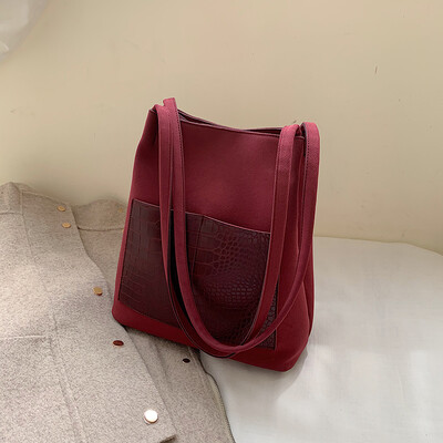 Autumn&winter on the new large bag women 2019 new Korean fashion matte shoulder bag Joker texture temperament bucket bag
Autumn&winter on the new large bag women 2019 new Korean fashion matte shoulder bag Joker texture temperament bucket bag