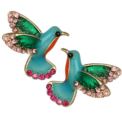 Exquisite jewellery earrings fashion three-dimensional bird studded earrings vintage geometric animal earrings
Exquisite jewellery earrings fashion three-dimensional bird studded earrings vintage geometric animal earrings