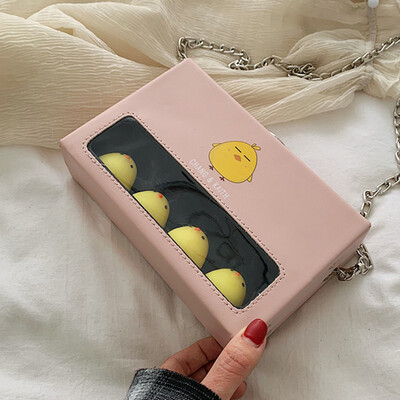 2019 new small bag girl lovely cartoon transparent oblique satchel super hot Korean version of the student chain single shoulde
2019 new small bag girl lovely cartoon transparent oblique satchel super hot Korean version of the student chain single shoulde