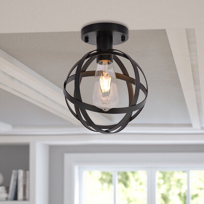 Gobestart Metal Cage Ceiling Light Industry Vintage Home Pedant Lighting 
Gobestart Metal Cage Ceiling Light Industry Vintage Home Pedant Lighting