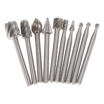 Electric Grinding Accessories 10pcs 3mm Shank HSS Router Bits Rotary Burr for Drill Woodworking Tool Set CNC Engraving
Electric Grinding Accessories 10pcs 3mm Shank HSS Router Bits Rotary Burr for Drill Woodworking Tool Set CNC Engraving