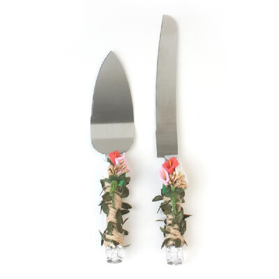 Stainless Steel Wedding Cake Knife & Server Set Crystal Handle with Artificial Sunflower Cake Cutter for Wedding Anniversary Birth
Stainless Steel Wedding Cake Knife & Server Set Crystal Handle with Artificial Sunflower Cake Cutter for Wedding Anniversary Birth