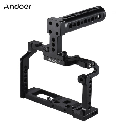 Andoer Aluminum Alloy Camera Video Cage Top Handle Kit Film Making System for Fujifilm XT2
Andoer Aluminum Alloy Camera Video Cage Top Handle Kit Film Making System for Fujifilm XT2
