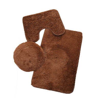 Gobestart 3pc Bathroom Set Rug Contour Mat Toilet Lid Cover Plain Solid Color Bathmats
Gobestart 3pc Bathroom Set Rug Contour Mat Toilet Lid Cover Plain Solid Color Bathmats