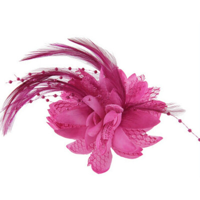 Flower Feather Bead Corsage Hair Clips Fascinator Bridal Hairband Brooch Pin 
Flower Feather Bead Corsage Hair Clips Fascinator Bridal Hairband Brooch Pin