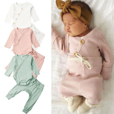 US Newborn Kid Baby Boy Girl Clothes Comfy Jumpsuit Romper Long Pants Outfit Set
US Newborn Kid Baby Boy Girl Clothes Comfy Jumpsuit Romper Long Pants Outfit Set