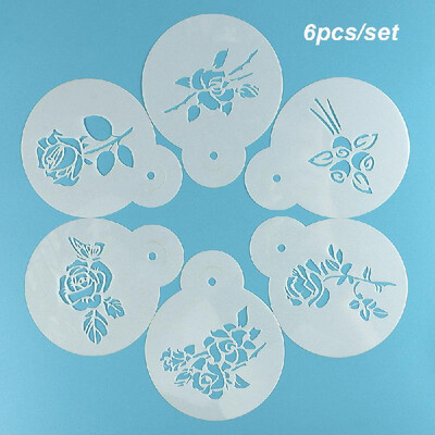 6pcsset Plastic Cake Cookie Stencil Fondant Mold Rose Flower Biscuits Baking Mould Cake Border Decorating Pastry Spray Tool
6pcsset Plastic Cake Cookie Stencil Fondant Mold Rose Flower Biscuits Baking Mould Cake Border Decorating Pastry Spray Tool