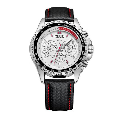 MEGIR 1010G Luxury Business Big Large Face Quartz Men Watch 3ATM Waterproof Military Sports Luminous Male Watch Wristwatch with De
MEGIR 1010G Luxury Business Big Large Face Quartz Men Watch 3ATM Waterproof Military Sports Luminous Male Watch Wristwatch with De
