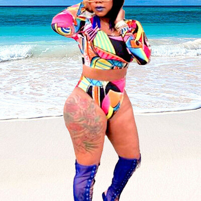 Women High Waist Swimwear Bikini Set Push-up Padded Bra Bathing Suit Swimsuit
Women High Waist Swimwear Bikini Set Push-up Padded Bra Bathing Suit Swimsuit