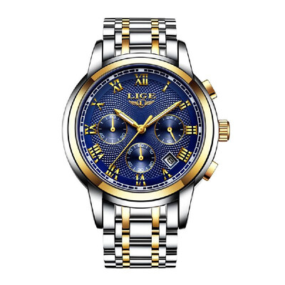 LIGE Stainless Steel Business Watch Men Sports Quartz Watch Multi-Functional Fashion Luxury Wristwatch
LIGE Stainless Steel Business Watch Men Sports Quartz Watch Multi-Functional Fashion Luxury Wristwatch