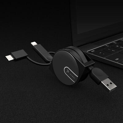 3-in-1 Retractable USB Lightning Type-C Micro USB Data Charging Cable For IPHONE Android Mobile Phones
3-in-1 Retractable USB Lightning Type-C Micro USB Data Charging Cable For IPHONE Android Mobile Phones