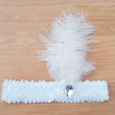 Feather Headband 1920s Flapper Sequin Headpiece Costume Head Band Party Favor Headwear
Feather Headband 1920s Flapper Sequin Headpiece Costume Head Band Party Favor Headwear