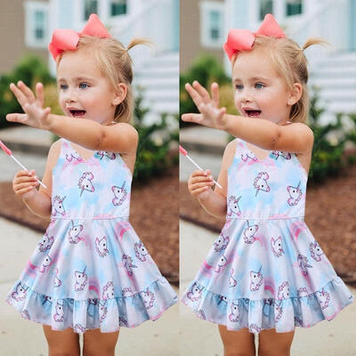 Little Princess Unicorn Party Dress Toddler Baby Girl Wedding Party Tutu Dresses
Little Princess Unicorn Party Dress Toddler Baby Girl Wedding Party Tutu Dresses