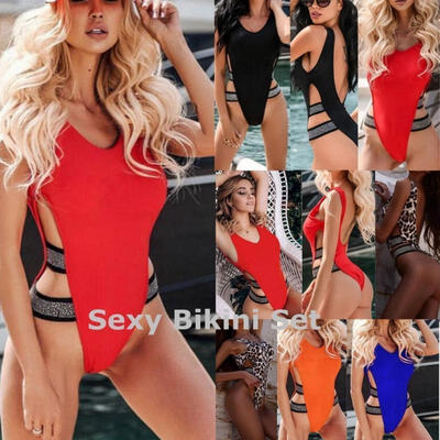 New Women One-Piece Backless Swimsuit Beachwear Swimwear Push-up Monokini Bikini Bathing Suit
New Women One-Piece Backless Swimsuit Beachwear Swimwear Push-up Monokini Bikini Bathing Suit