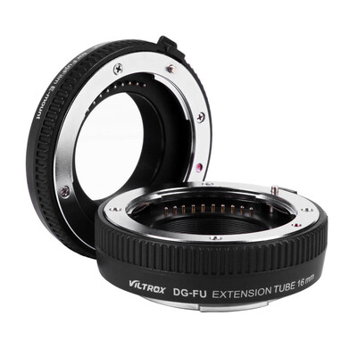 Viltrox DG-FU Auto Focus AF Extension Tube Ring 10mm 16mm Set Metal Mount for Fujifilm X Mount Macro Lens
Viltrox DG-FU Auto Focus AF Extension Tube Ring 10mm 16mm Set Metal Mount for Fujifilm X Mount Macro Lens