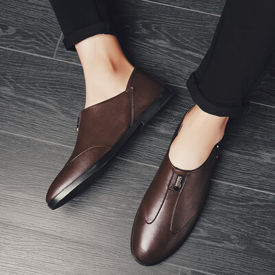 Spring mens casual shoes business dress British mens shoes breathable trend leather leather comfortable
Spring mens casual shoes business dress British mens shoes breathable trend leather leather comfortable