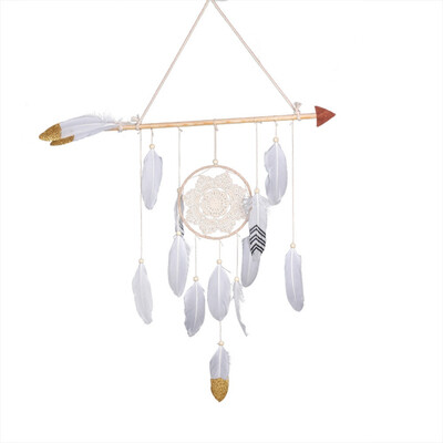 Feather Crafts Dream Catcher Brown Wind Chimes Handmade Indian Dreamcatcher Net For Wall Hanging Car Home Decoration Wind Chimes 
Feather Crafts Dream Catcher Brown Wind Chimes Handmade Indian Dreamcatcher Net For Wall Hanging Car Home Decoration Wind Chimes