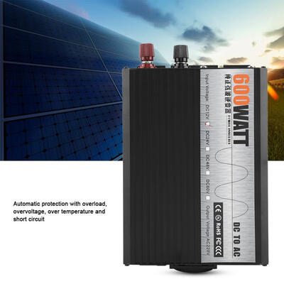 Greensen Pure Sine Wave Inverter 12 V Converter 220V 600W Power Inverter with Solar Panel for Household
Greensen Pure Sine Wave Inverter 12 V Converter 220V 600W Power Inverter with Solar Panel for Household